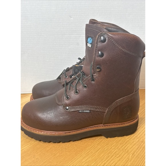 MCRAE Men\'s EXTREME HEAT STEEL TOE INTERNAL MET GUARD MR89362 WORK BOOT Brown 10 main image 6